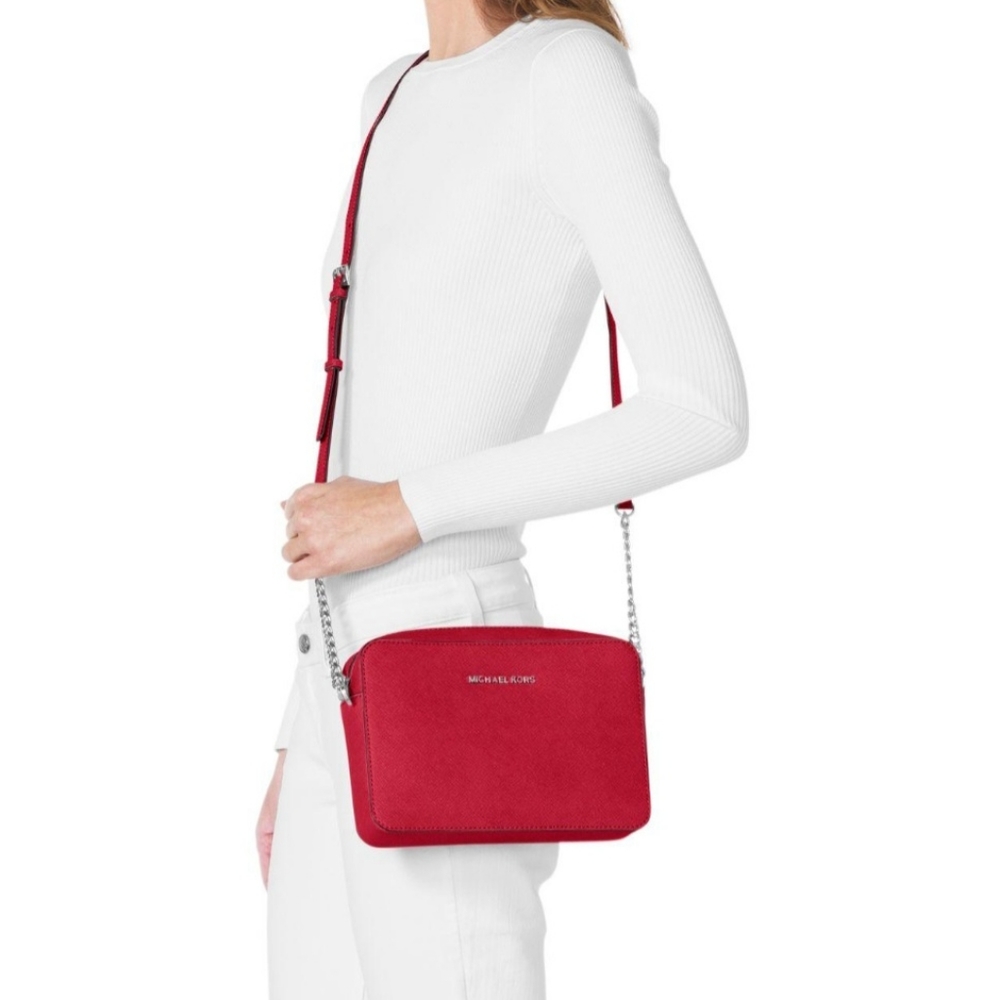 Michael Kors Jet Set crossbody leather bag